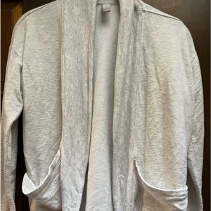 - Athleta gently used grey cardigan size 12
